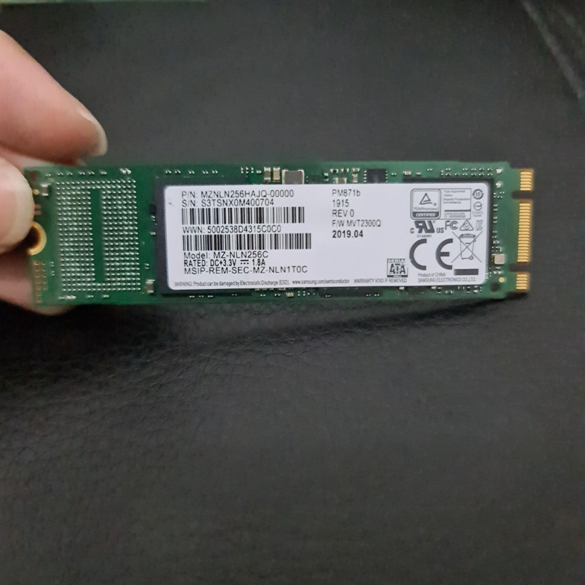 Ssd M Sata Gb Samsung Mznln Hajq Teknody