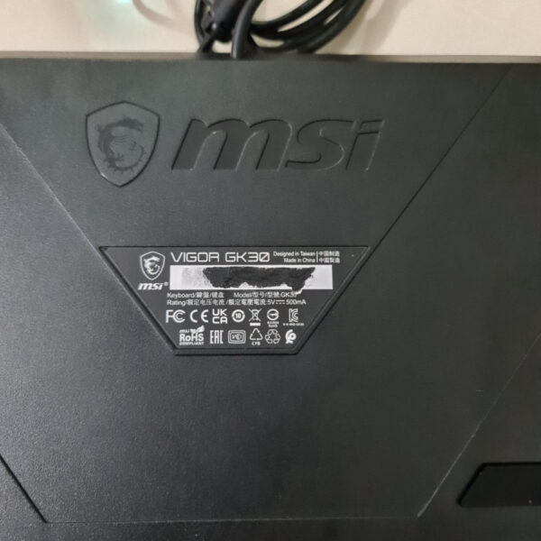 Keyboard Mouse MSI Vigor GK30 Clutch GM11 Mouse RGB Combo Black - Gambar 5