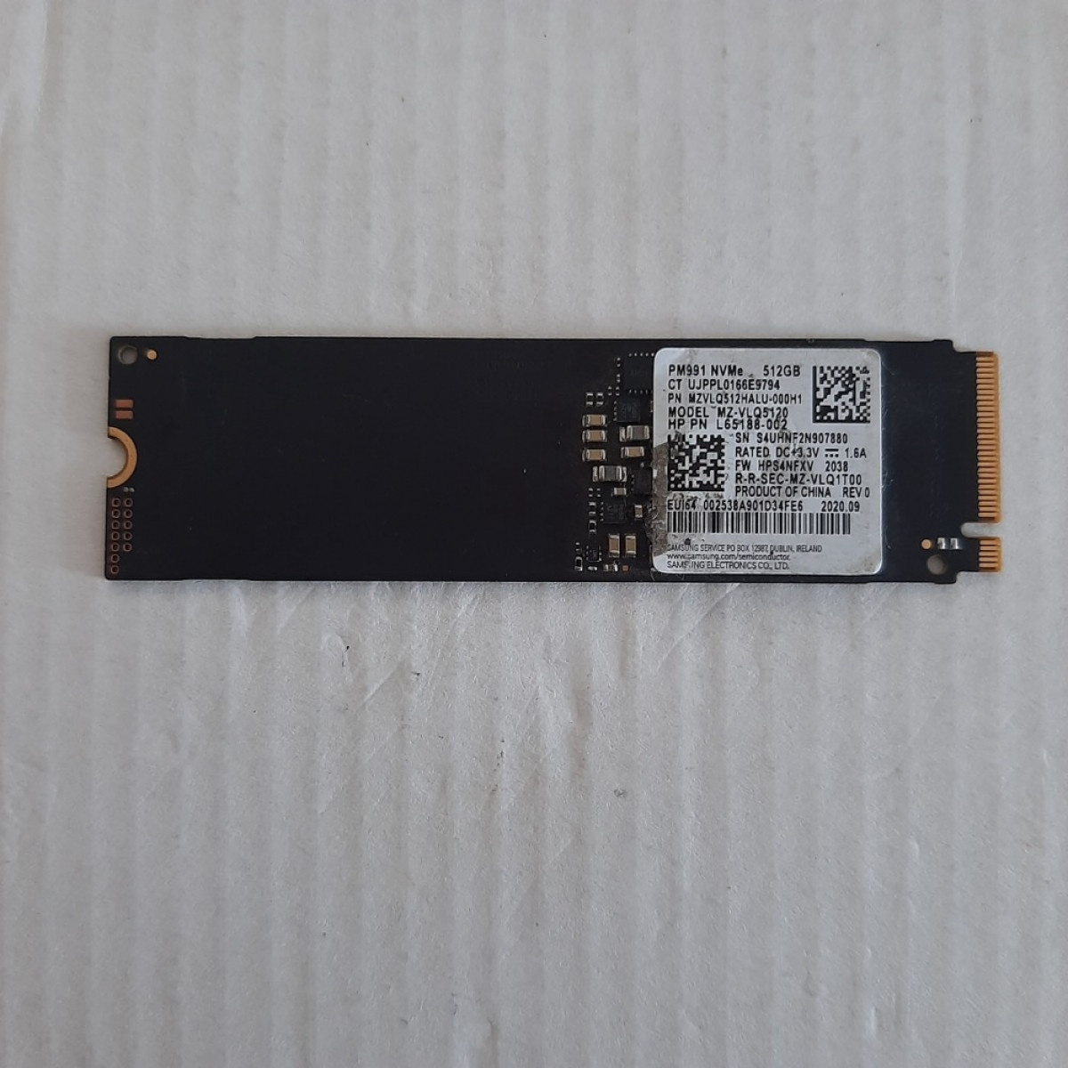 SSD M2 NVME 512GB Samsung PM991 MZ-VLQ5120