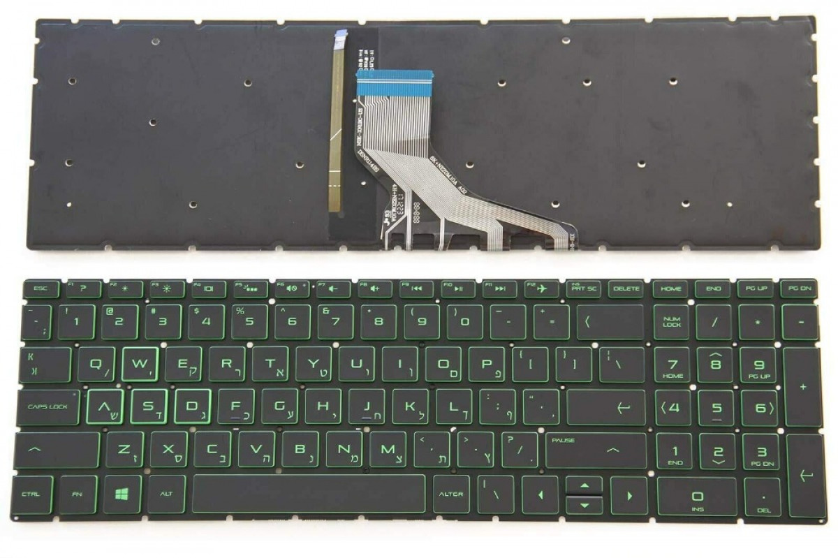 Keyboard HP Pavilion Gaming 15-DK 15T-DK 15-EC 15Z-EC TPN-C141 Green